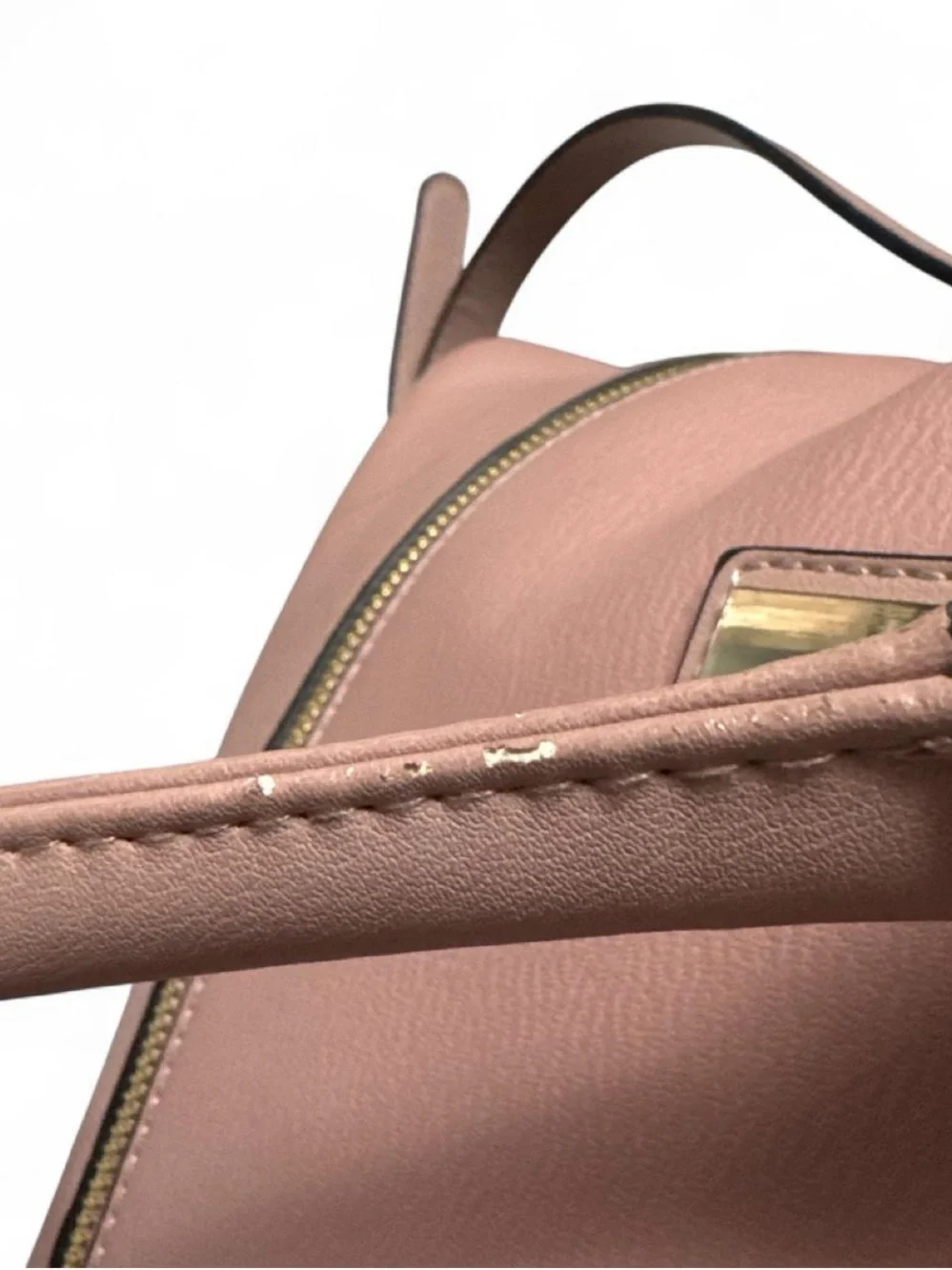 Michael Kors Blush Pink Dome Satchel with Gold Hardware